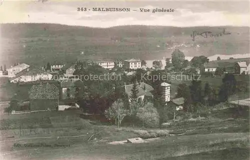 AK / Ansichtskarte  Malbuisson Pontarlier 25 Doubs Vue generale