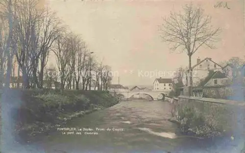 AK / Ansichtskarte  Pontarlier 25 Doubs Le pont des Chevres