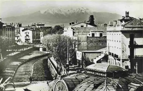 AK / Ansichtskarte  PERPIGNAN 66 Pyrenees-Orientales Quai Vauban Le Canigou