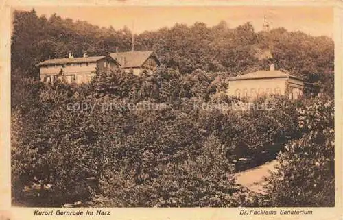 AK / Ansichtskarte  Gernrode Harz Dr Facklams Sanatorium