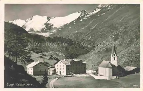 AK / Ansichtskarte  Gurgl Soelden oetztal Tirol AT Panorama Kirche