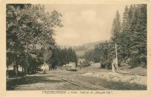 AK / Ansichtskarte  Friedrichroda Thueringen Partie im Kuehlen Tal