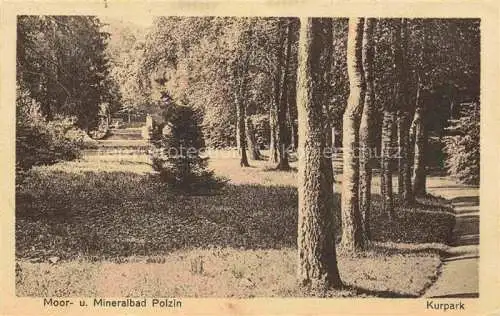 AK / Ansichtskarte  Polzin Bad Polczyn-Zdroj PL Moor und Mineralbad Kurpark