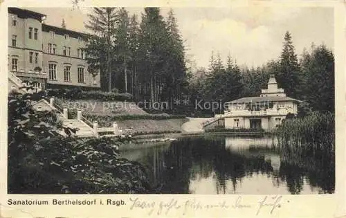 AK / Ansichtskarte  Riesengebirge Krkonose Karkonosze Sanatorium Berthelsdorf