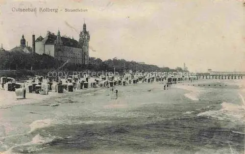 AK / Ansichtskarte  Kolberg  Ostseebad KOLOBRZEG PL Strandleben