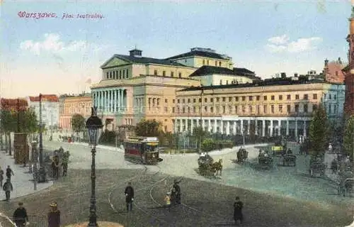 AK / Ansichtskarte  WARSZAWA Warschau PL Plac teatralny