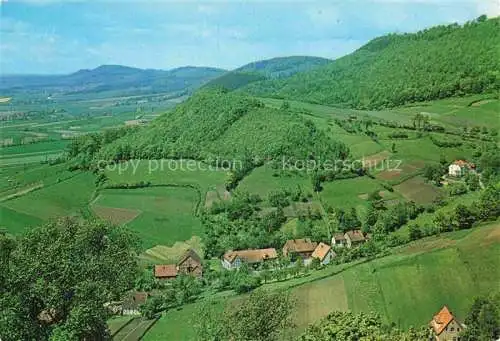 AK / Ansichtskarte  Rinteln Panorama Blick von der Schaumburg auf Rosenthal und Wesergebirge