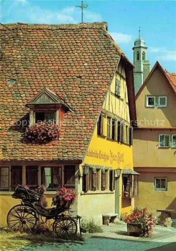 AK / Ansichtskarte  ROTHENBURG   TAUBER Mittelalterliche Trinkstube Zur Hoell eines der aeltestens Buergerhaeuser der Stadt