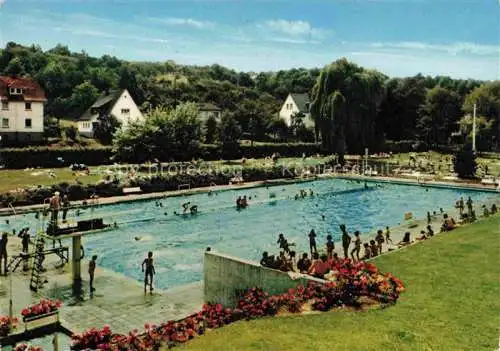 AK / Ansichtskarte  BAD SODEN  Taunus Schwimmbad Freibad