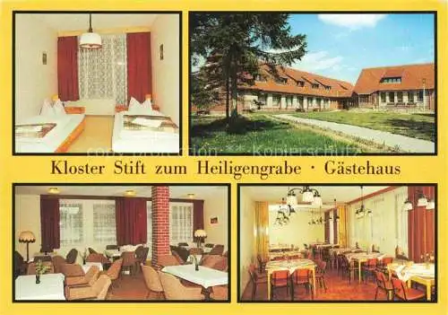 AK / Ansichtskarte  Heiligengrabe Kloster Stift zum Heiligengrabe Gaestehaus
