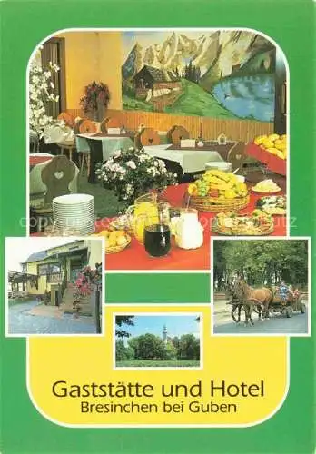 AK / Ansichtskarte  Bresinchen Gaststaette und Hotel Restaurant Pferdewagen