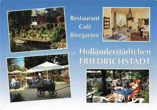 AK / Ansichtskarte  Friedrichstadt Eider Restaurant Café Biergarten