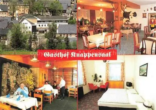 AK / Ansichtskarte  Altenberg  Erzgebirge Sachsen Gasthof Knappensaal Gastraum Fremdenzimmer