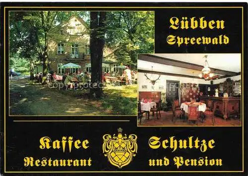 AK / Ansichtskarte  Luebben Spreewald Kaffee Schultze Restaurant Pension
