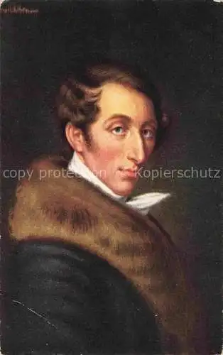 AK / Ansichtskarte  Weber Carl Maria von Komponist Composer Compositeur Compositor Compositore-- KVB Nr. 3751 Portraet 1786-1826