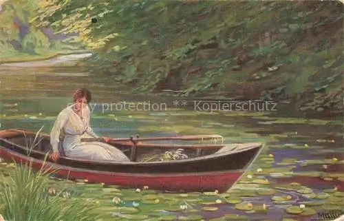 AK / Ansichtskarte  MAILICK A. Kuenstlerlitho Nr. Wasserrosen 