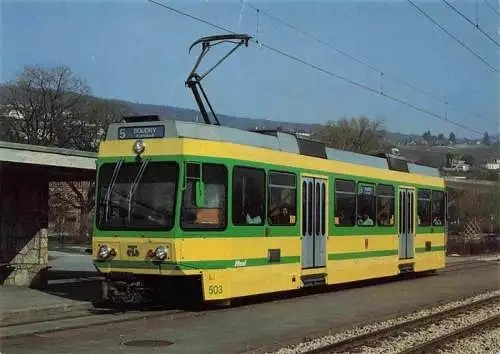 AK / Ansichtskarte  Strassenbahn Tramway-- Tramways de Neuchatel Be 4/4 503 SWS/BBC