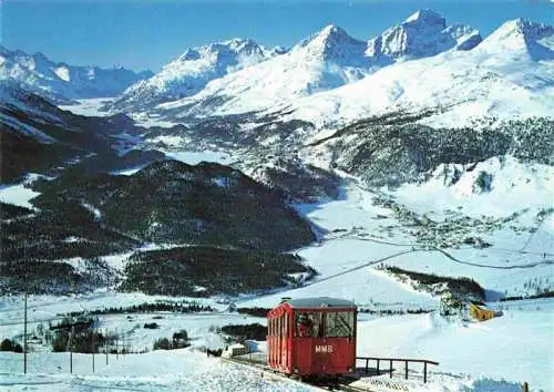 AK / Ansichtskarte  Zahnradbahn Standseilbahn Furniculaire Rack Railway-- Muottas MuraglOberengadin