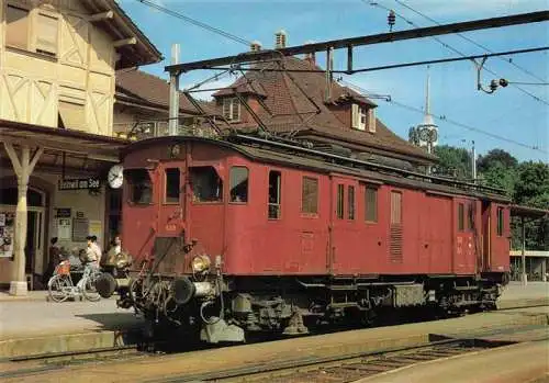 AK / Ansichtskarte  Eisenbahn Schweiz CH SBB Gepaecktriebwagen De 4/4 1668 SIG/SWS/SAAS