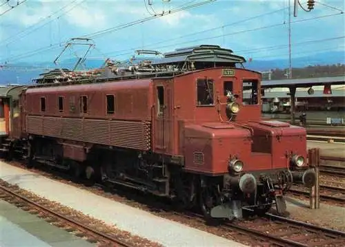 AK / Ansichtskarte  Eisenbahn Schweiz CH SBB Versuchslokomotive Ce 6/8l 14201