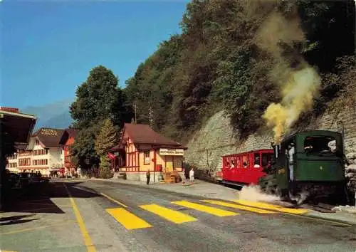 AK / Ansichtskarte  Zahnradbahn Standseilbahn Furniculaire Rack Railway-- Brienz Rothornbahn