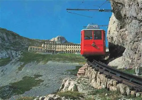 AK / Ansichtskarte  Zahnradbahn Standseilbahn Furniculaire Rack Railway-- Pilatus Kulm 