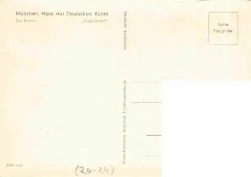 AK / Ansichtskarte  Verlag HDK Haus der Deutschen Kunst Nr. 530 Muenchen Jos. Strahn Schaeferrast