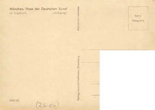 AK / Ansichtskarte  Verlag HDK Haus der Deutschen Kunst Nr. 522 Muenchen Jul. Engelhard Huldigung