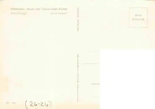 AK / Ansichtskarte  Verlag HDK Haus der Deutschen Kunst Nr. 546 Muenchen Peter Philippi Beim Kraemer