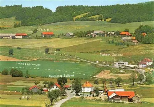 AK / Ansichtskarte  Grenze Douane Zoll Frontiere Border-- Tschechien Deutschland Furth Wald 