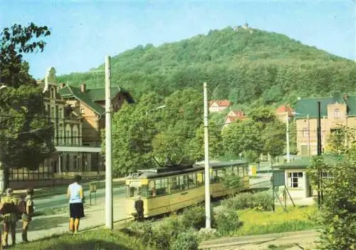 AK / Ansichtskarte  Strassenbahn Tramway-- Goerlitz Burghof Wzgorze 