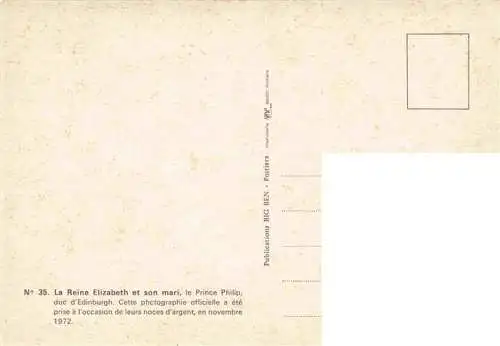 AK / Ansichtskarte  Adel England UK Koenigshaus la Reine Elisabeth Prince Philip