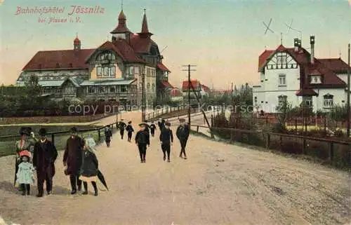 AK / Ansichtskarte  Joessnitz Bahnhofshotel