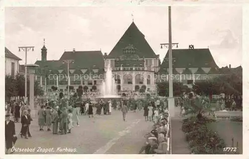 AK / Ansichtskarte  Zoppot Sopot PL Kurhaus