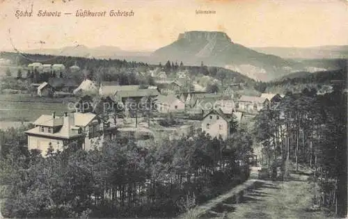 AK / Ansichtskarte  Gohrisch Saechsische Schweiz Sachsen Panorama mit Lilienstein