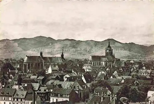 AK / Ansichtskarte  Kolmar  Colmar Elsass 68 Haut-Rhin Panorama Kirchen Vogesenblick