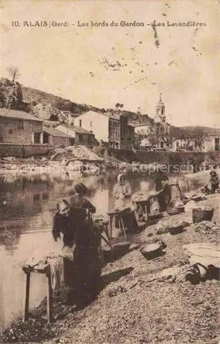 AK / Ansichtskarte  Alais Ales 30 Gard Les bords du Gardon des lavandières