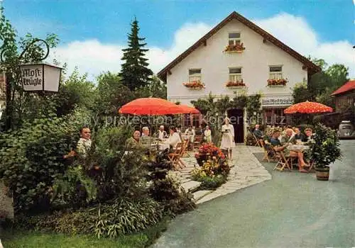 AK / Ansichtskarte  BAD WoeRISHOFEN Gaststaette Zum Mostkruegle Gartenterrasse