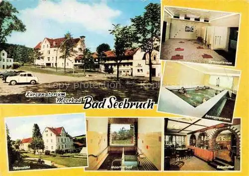 AK / Ansichtskarte  Bad Seebruch Vlotho Kursanatorium Moorbad Gymnastikraum Bewegungsraum Moortretbad Nebelkeller