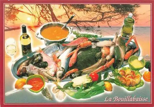 AK / Ansichtskarte  Rezept Recette-- la Bouillabaisse