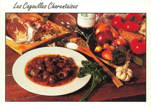 AK / Ansichtskarte  Rezept Recette-- les Cagouilles Charentaises