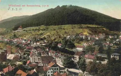 AK / Ansichtskarte  WILDBAD  Schwarzwald mit Sommerberg