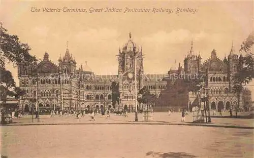 AK / Ansichtskarte  Bombay MUMBAI India The Victoria Terminus Great Indian Peninsular Railway