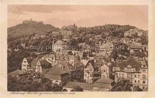 AK / Ansichtskarte  EISENACH Thueringen Blick auf Stadt und Wartburg