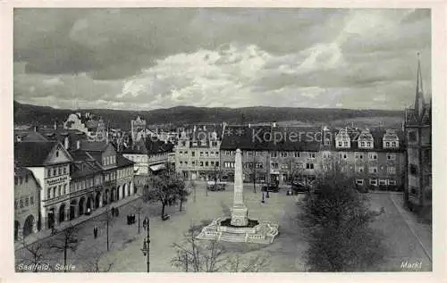 AK / Ansichtskarte  Saalfeld Saale Thueringen Marktplatz