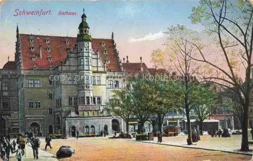 AK / Ansichtskarte  SCHWEINFURT Main Rathaus