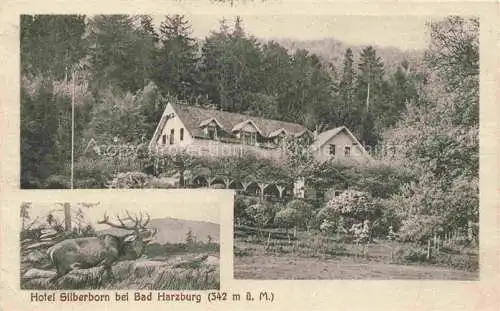 AK / Ansichtskarte  BAD HARZBURG Hotel Silberborn Hirsch