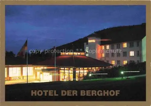 AK / Ansichtskarte  Luisenthal Thueringen Hotel der Berghof Nachtaufnahme