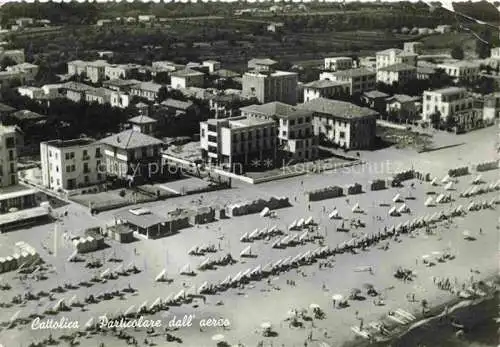 AK / Ansichtskarte  CATTOLICA  Provincia Rimini IT Particolare dall aereo Spiaggia Alberghi