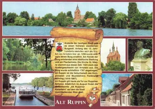 AK / Ansichtskarte  Alt Ruppin Brandenburg Teilansichten Historie